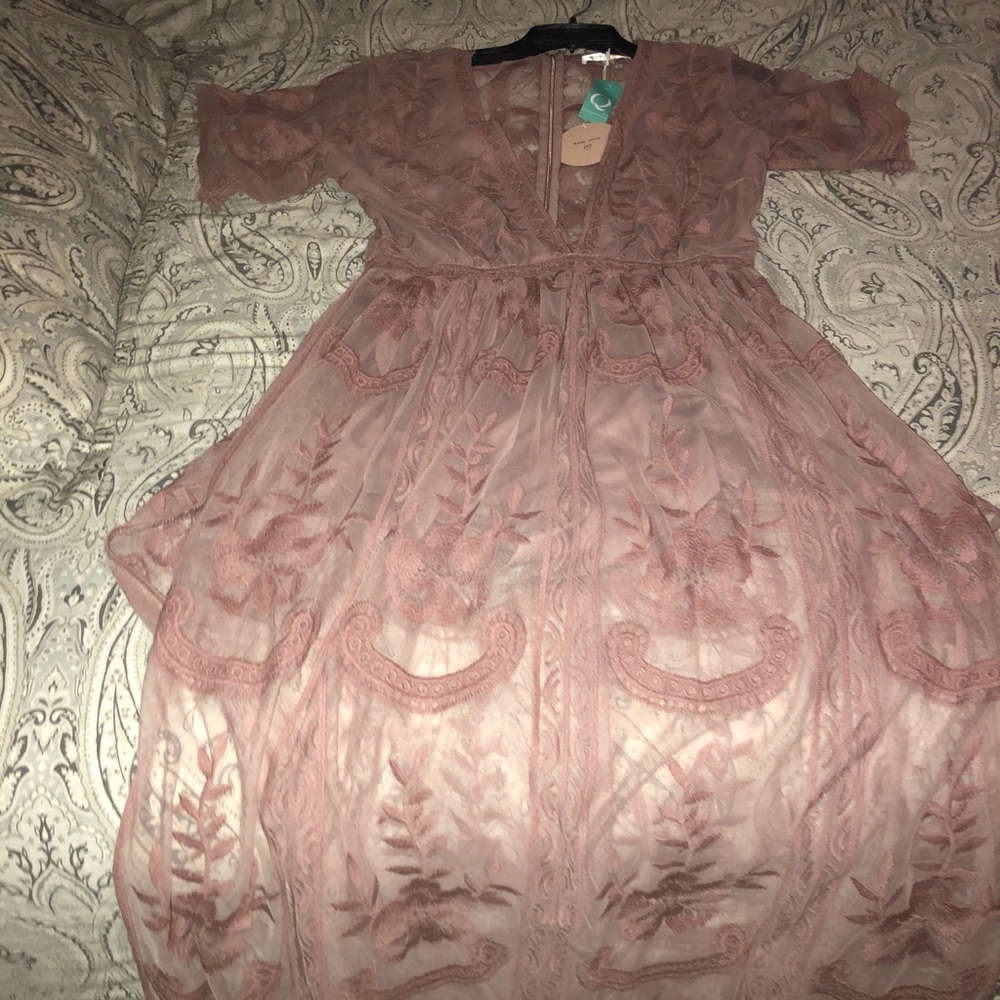 Long beautiful dress lavender